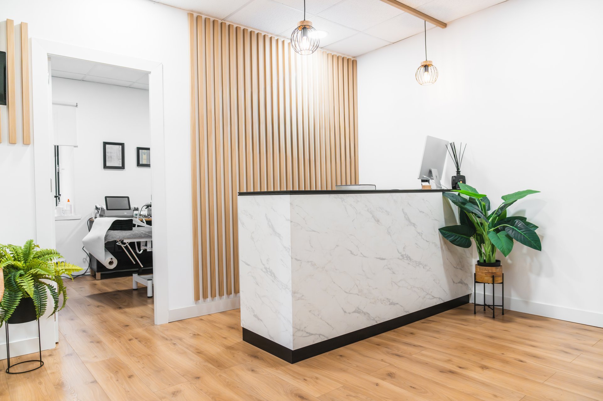 River City Hearing clinic reception area in Morton, Illinois providing professional hearing care services